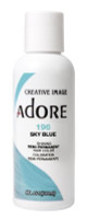 Adore Semi-Permanent Haircolor #196 Sky Blue 4oz X 3 Counts