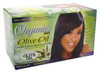 Africas Best Orig Relaxer Olive Oil Reg/Normal No-Lye X 3 Counts