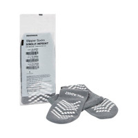 Slipper Socks McKesson 2X-Large Gray Above the Ankle
