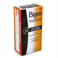 Bigen Powder Hair Color #58 Black Brown 0.21oz X 3 Counts