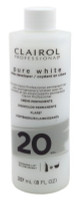Clairol blanc pur 20 révélateur de crème standard lift 8oz x 3 unités 