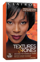 BL Clairol Kit de texto y tono #1N Negro natural - Paquete de 3