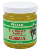 BL Clubman Style Gel para hombre Super Hold frasco de 16 oz – Paquete de 3