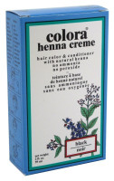 Colora henné crème couleur de cheveux noir 2oz x 3 unités