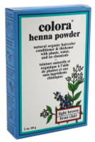 Colora Henna Powder Hair Color Light Brown 2oz X 3 Counts 