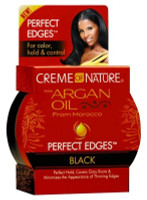 Creme Of Nature Argan Oil Perfect Edges Black 2.25oz X 3 Counts