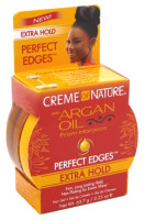 Creme of Nature aceite de argán bordes perfectos fijación extra 2.25 oz x 3 unidades