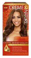 BL Creme Of Nature Color #7.3 Medium Warm Brown Exotic Shine - Pack of 3