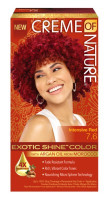 BL Creme Of Nature Color #7.6 Intense Red Exotic Shine - Pack of 3
