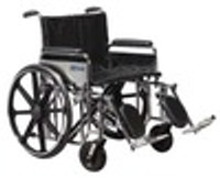 Sentra 20'' Extra Heavy Duty Wheelchair - Dual Axle when used with Optional Caster Sold Separately