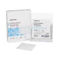 Oil Emulsion Impregnated Dressing McKesson 3 X 3 Inch Acetate Gauze USP White Petrolatum / Mineral Oil Sterile
