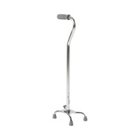 בסיס קטן MCKDS Quad Cane McKesson Steel בגובה 30 עד 39 אינץ' כרום