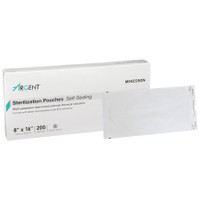 Sterilization Pouch McKesson Argent™ Sure-Check® Ethylene Oxide (EO) Gas / Steam 8 X 16 Inch Transparent / Blue Self Seal Paper / Film
