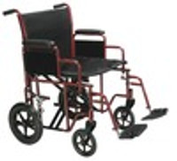 Drive Bariatric Steel Transport Chair DRVBTR22-X