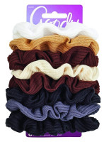 BL Goody #01800 Ouchless Ribbed Scrunchies 8 Count (3 Pieces)