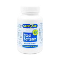 Stool Softener McKesson Brand Softgel 250 per Bottle 100 mg Strength Docusate Sodium
