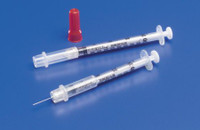 Tuberculinespuit met naald Monoject™ 1 ml 28 gauge 1/2 inch Vaste naald Verschuifbare veiligheidsnaald