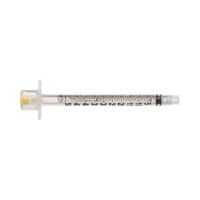 Insulin Syringe with Needle VanishPoint® 0.5 mL 30 Gauge 5/16 Inch Attached Needle Retractable Safety Needle