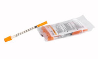 Insulin Syringe with Needle SOL-M™ 1 mL 29 Gauge 1/2 Inch Attached Needle NonSafety