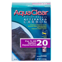תוספות מסנן פחם פעיל של Aquaclear למסנן הספק Aquaclear 20