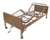 Drive Semi-Electric Bed (Single Crank) with Half Side Rails & Mattress