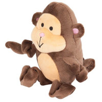 Petmate Zoobilee Stretchies Monkey Dog Toy 5" Long