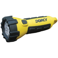 Wasserdichte Taschenlampe der Dorcy Active-Serie mit 55 Lumen und 4 LEDs und Karabiner