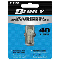 Dorcy 40-Lumen, 4.5-Volt–6-Volt LED Replacement Bulb