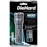 Diehard-Twist-Focus-Taschenlampe (600 Lumen)