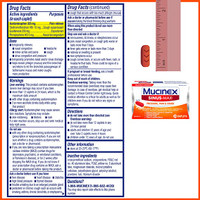 كبسولات Mucinex Sinus-Max للألم والسعال 20 قيراط