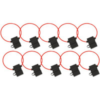 Install Bay ATC Fuse Holder with Cover 10 pk (16 Gauge)