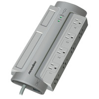 Panamax 8-Outlet PowerMax® PM8-EX מגן נחשולי מתח (ללא הגנת לווין ו-CATV)