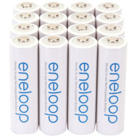 Panasonic eneloop® genopladelige batterier (AA; 16 pk)