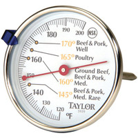 Termômetro com mostrador de carne para produtos de precisão Taylor