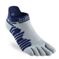 Injinji Unisex Ultra Run No-Show Socks in Cobalt Size: Large