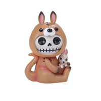 PT Furrybones Sydney the Kangaroo Skull Resin Mini Figure