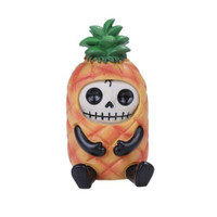 PT Furrybones Pina the Pineapple Skull Resin Mini Figure