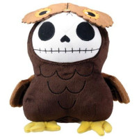 PT Furrybones Hootie Owl Skull Plush