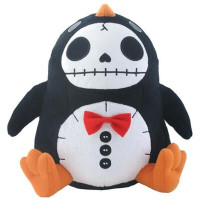 PT Furrybones Pen-Pen le crâne de pingouin en peluche