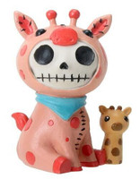 PT Furrybones Kirin the Giraffe Skull Resin Mini Figure