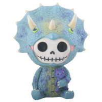 PT Furrybones Spike le crâne de Triceratops Mini figurine en résine