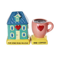 PT Home Love and Coffee Salt & Pepper Shakers