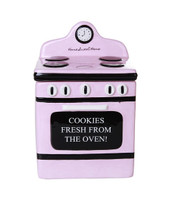 PT Mini Oven Ceramic Hand Painted Cookie Jar
