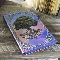 PT Der Baum des Lebens geprägtes Notizbuch mit festem Einband, blanko