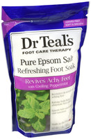  Dr. Teal's Trempage des pieds au sel d'Epsom pur à la menthe poivrée rafraîchissante 32 oz