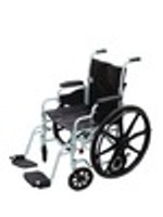 Drive Poly-Fly High Strength, Light Weight Wheelchair/Flyweight Transport Chair Combo