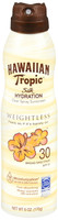 Hawaiiaanse tropische zijdehydratatie gewichtloze zonnebrandcrème spf 30 spray 6 oz