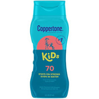 Coppertone børne spf 70 solcreme lotion 8 oz