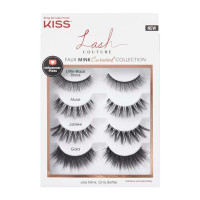 BL Kiss Lash Couture Faux Mink Curated Collection 4-Pairs - Pack of 3