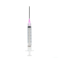 BD Luer Lok Syringe 3ml 18 Gauge 1.5 Inch Needle 309580